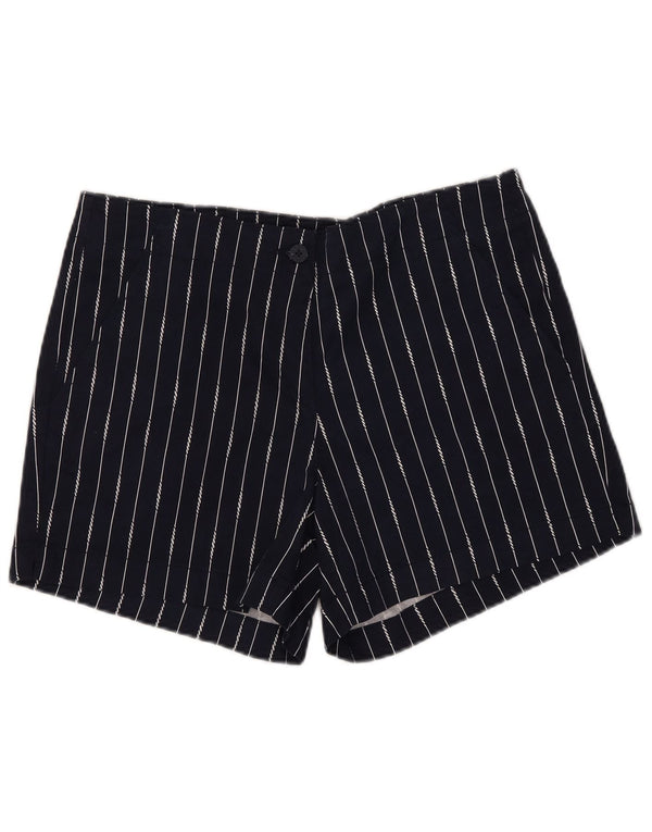 Pantaloni scurti chino Nautica pentru femei US 12 Large W35 Bleumarin, bumbac cu dungi