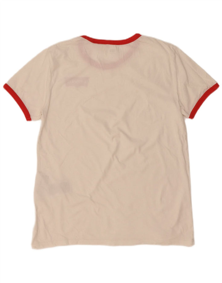 Tricou pentru femei Levi's Top UK 14 Medium White Colorblock Bumbac