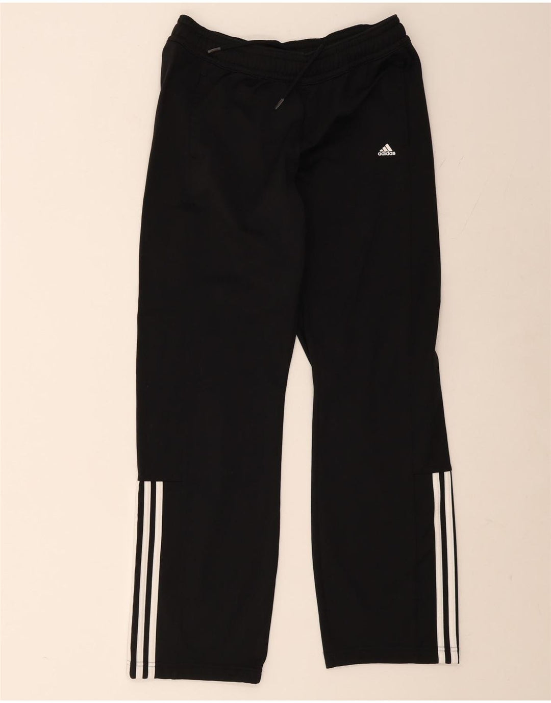 Pantaloni de trening Adidas pentru femei UK 12/14 Poliester mediu negru