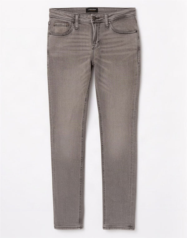 Blugi pentru bărbați Jack & Jones Liam skinny W30 L32 bumbac gri