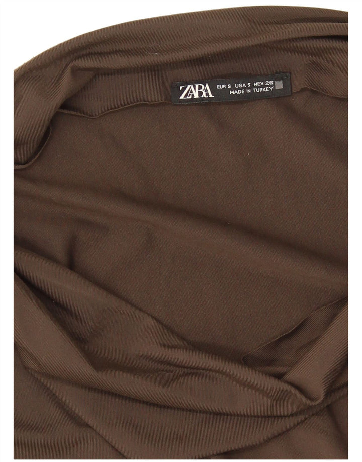 Top pentru femei Zara UK 8 Mic Maro