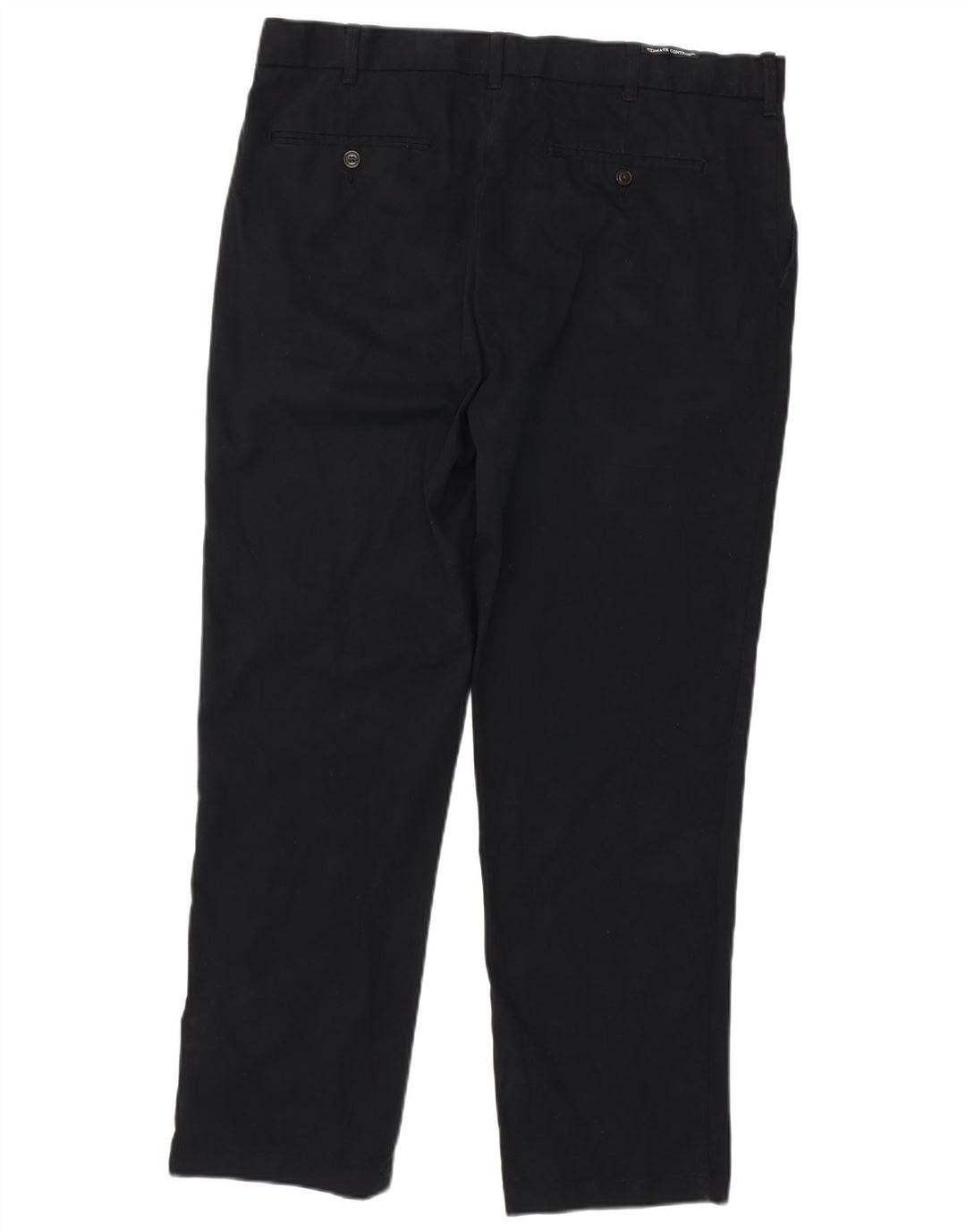 MARKS & SPENCER Pantaloni chino drepți pentru bărbați W38 L31 bumbac negru