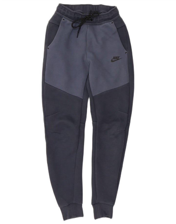 Pantaloni de trening pentru femei NIKE Pantaloni de jogging UK 4 XS Bleumarin Colorblock