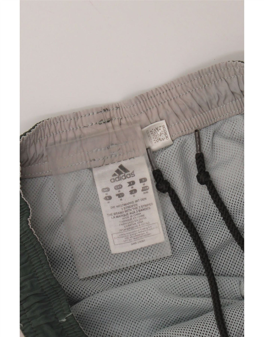 Pantaloni scurți de înot Adidas pentru bărbați, mediu kaki, poliamidă color bloc
