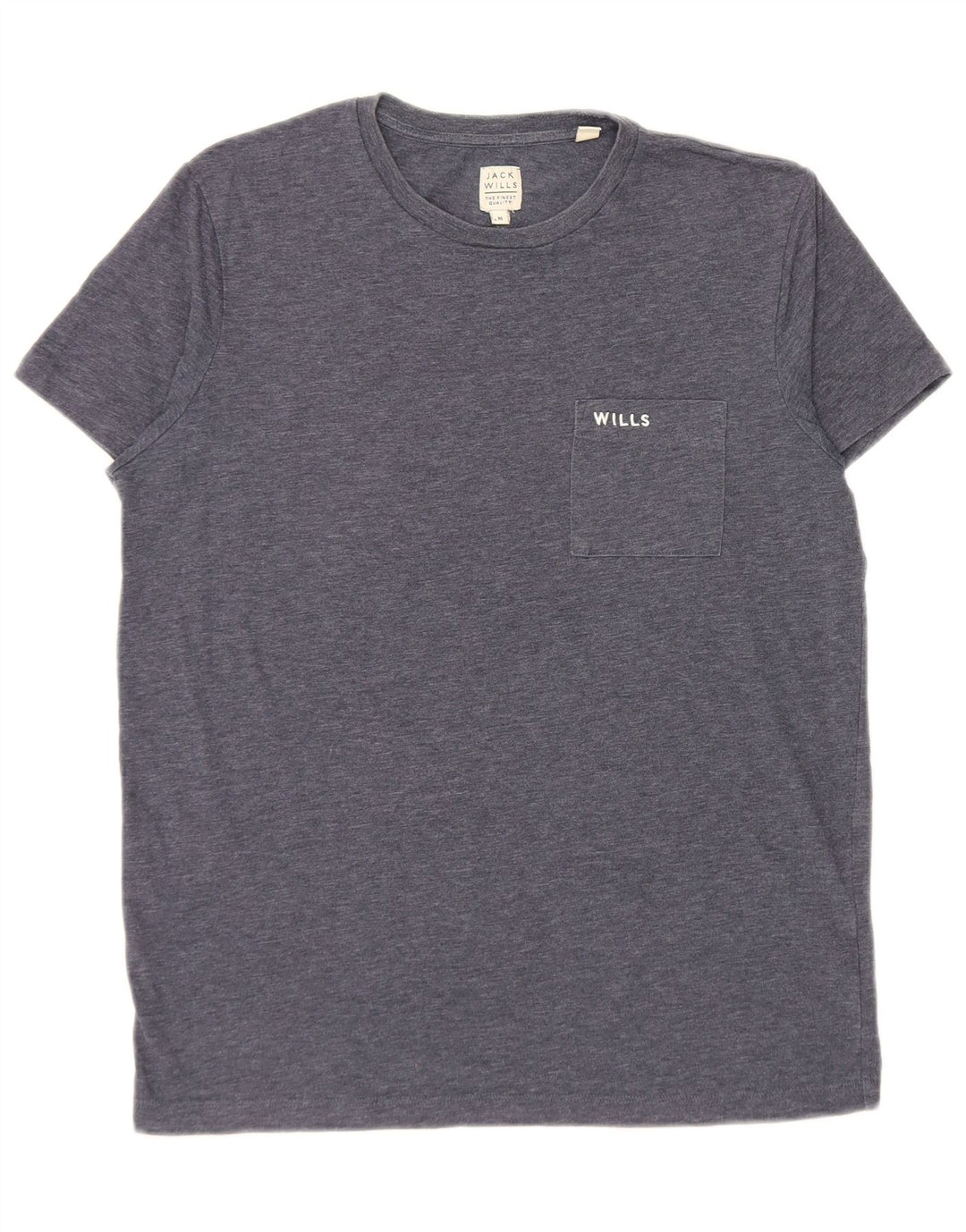 Tricou Jack Wills pentru bărbați Top mediu din bumbac cu pete albastru bleumarin