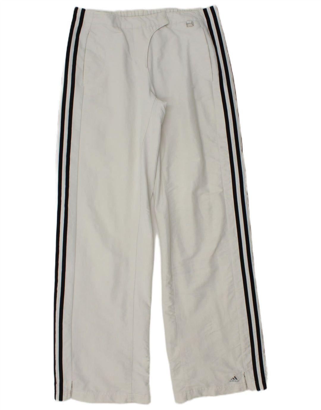 Pantaloni impermeabili pentru femei Climalite Adidas UK 10 Poliester alb mic