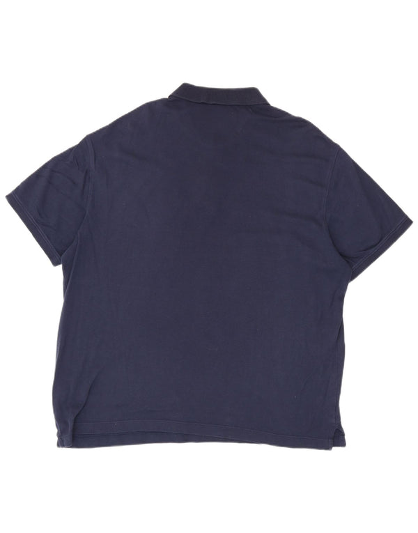 Cămașă polo Van Heusen pentru bărbați, mare, albastru, bumbac