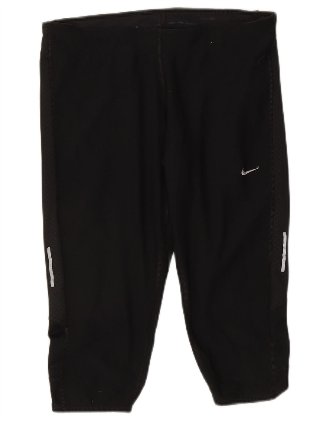 Leggings capri Nike Dri Fit pentru femei UK 12 Poliester mediu negru