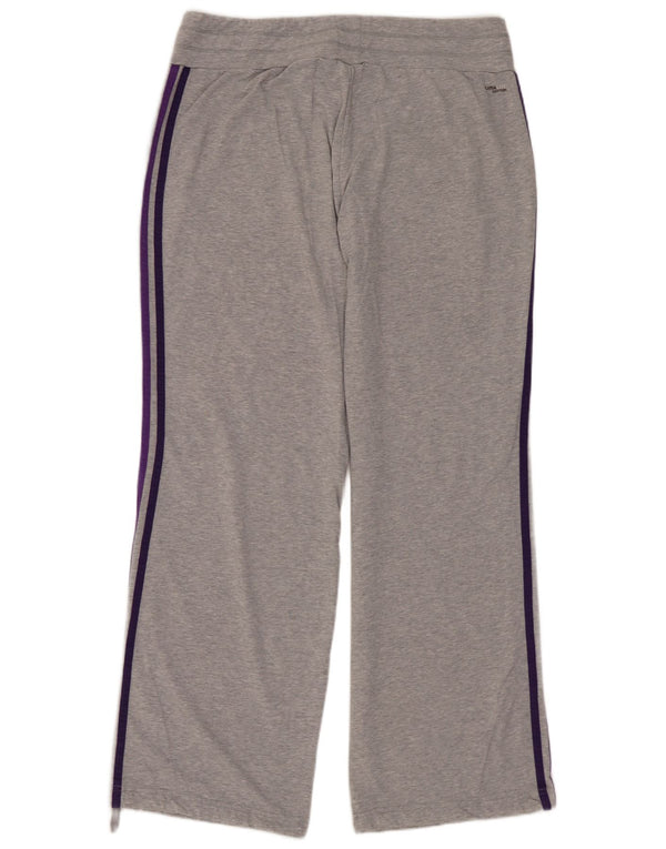 Pantaloni de trening Climalite ADIDAS pentru femei UK 12/14 bumbac gri mediu
