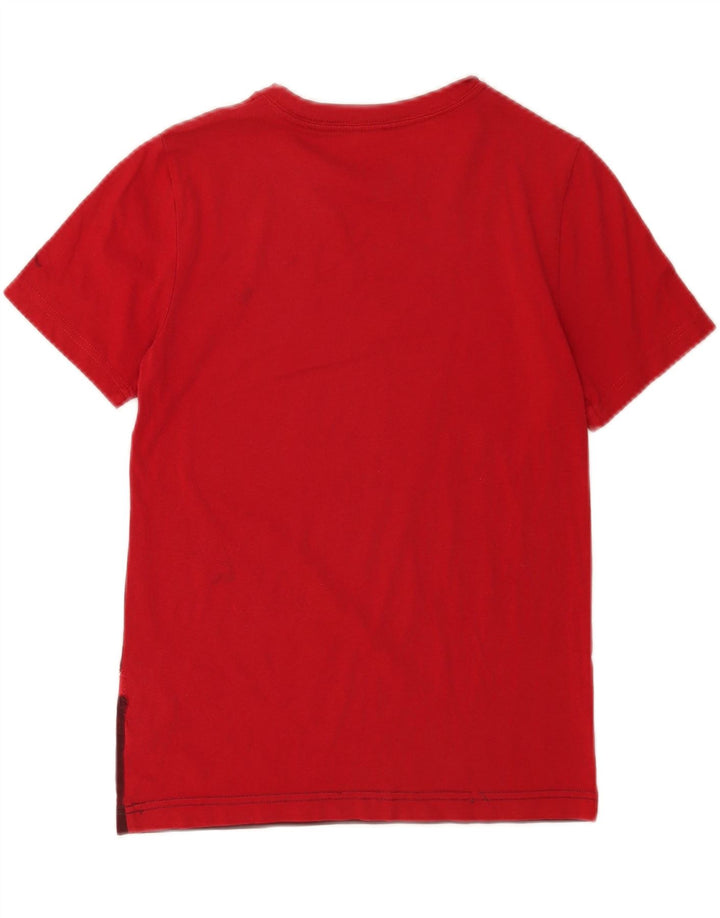 Tricou grafic pentru băieți Jordan Top 10-11 ani, mediu roșu Tie Dye