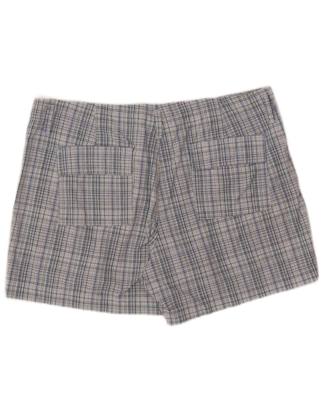 Pantaloni scurti chino pentru femei Lee US 16 2XL W36 Blue Check Bumbac