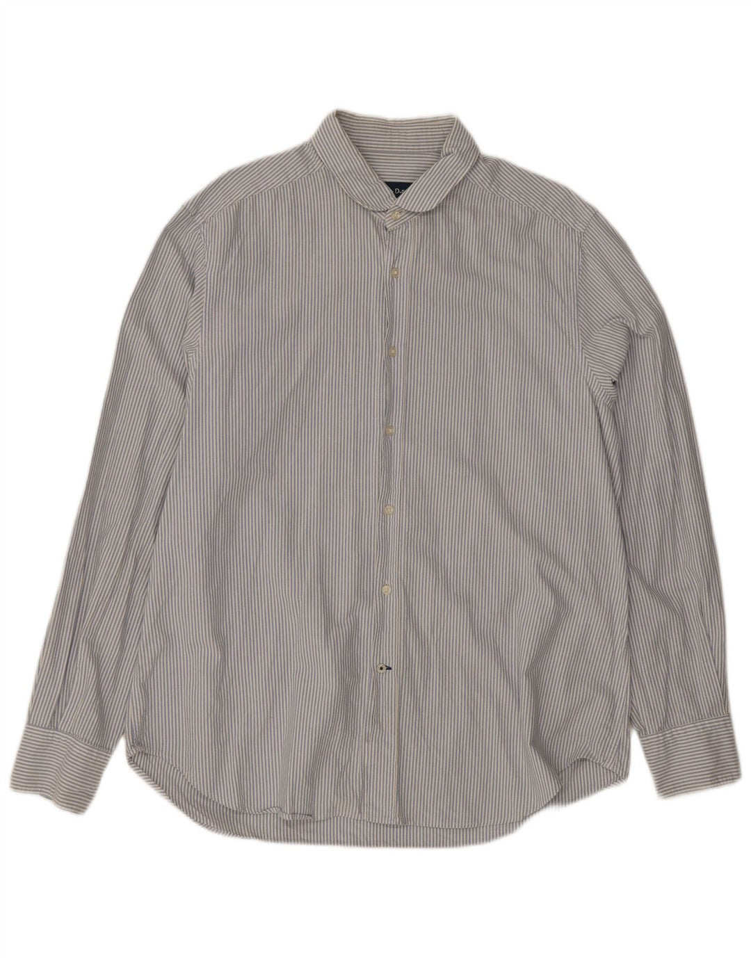 Cămașă Massimo Dutti pentru bărbați XL Blue Pinstripe