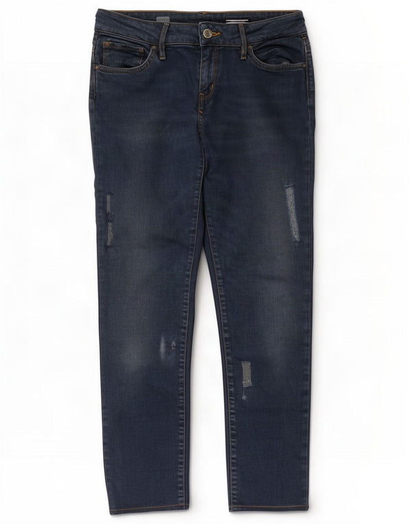 Blugi skinny de damă Tommy Hilfiger Venice RW distressed W31 L27 bleumarin
