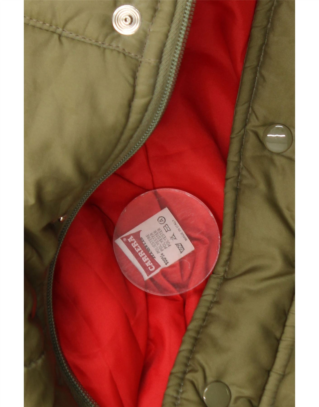 Gilet căptușit pentru bărbați Carrera UK 40 Large Kaki Colorblock Poliester