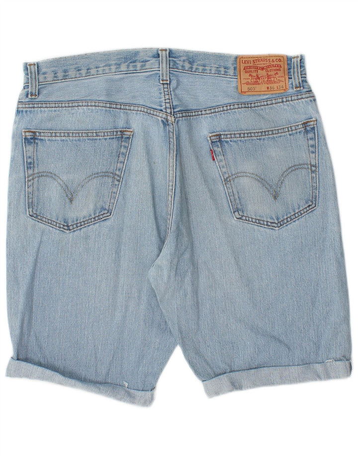 Pantaloni scurți Levi's 505 Denim W36 Large Blue Bumbac