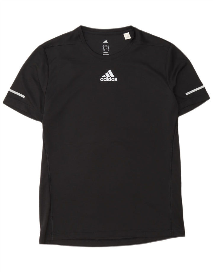 Tricou Adidas Climalite pentru bărbați Top Mediu Negru