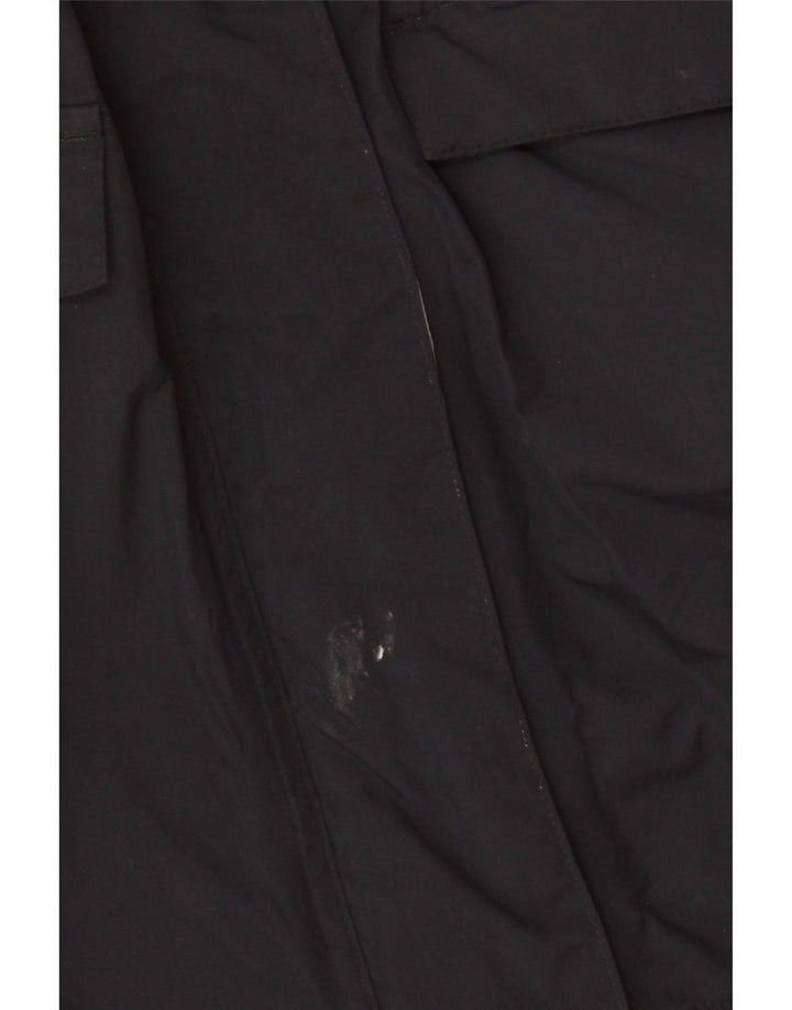Jachetă de ploaie cu glugă pentru femei Mountain Warehouse UK 14, mare, negru, nailon