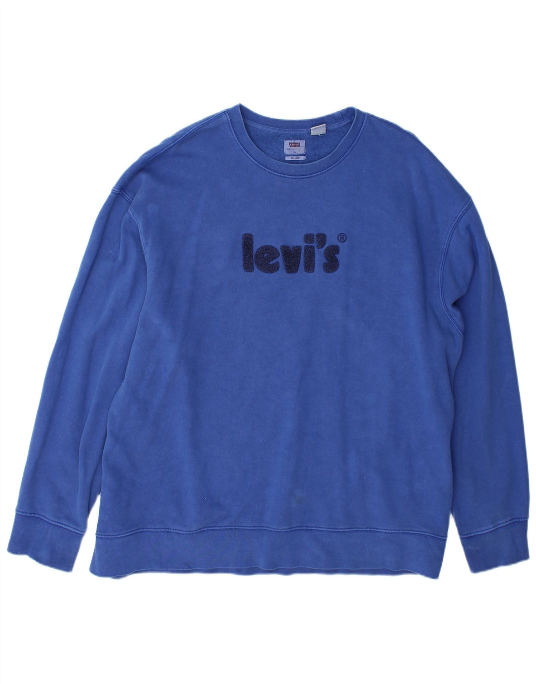 Pulover Levi's Relaxed Graphic pentru bărbați, XL, bumbac, albastru