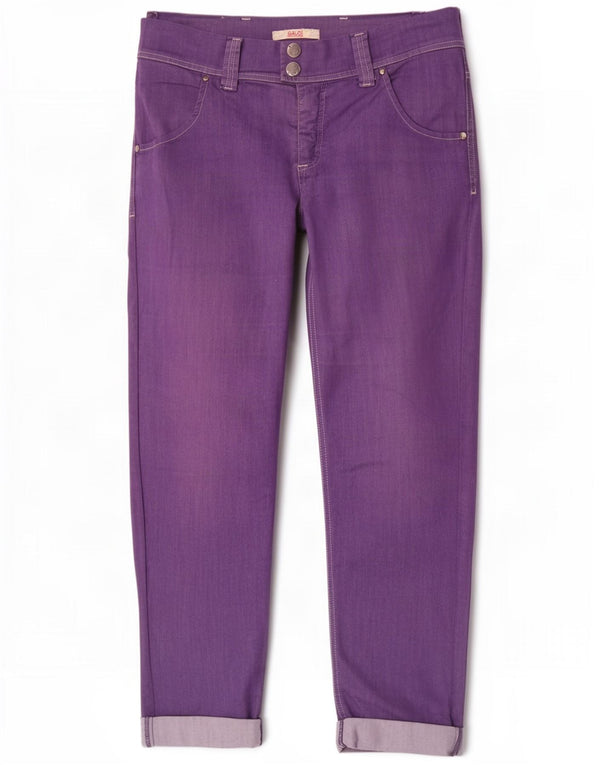 Blugi slim pentru femei Gaudi IT 44 Medium W30 L26 Purpuriu Bumbac