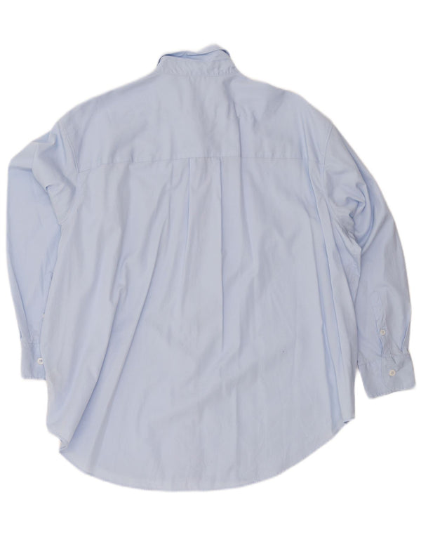 Rochie cămașă supradimensionată pentru femei Marks & Spencer UK 20 2XL Bumbac albastru
