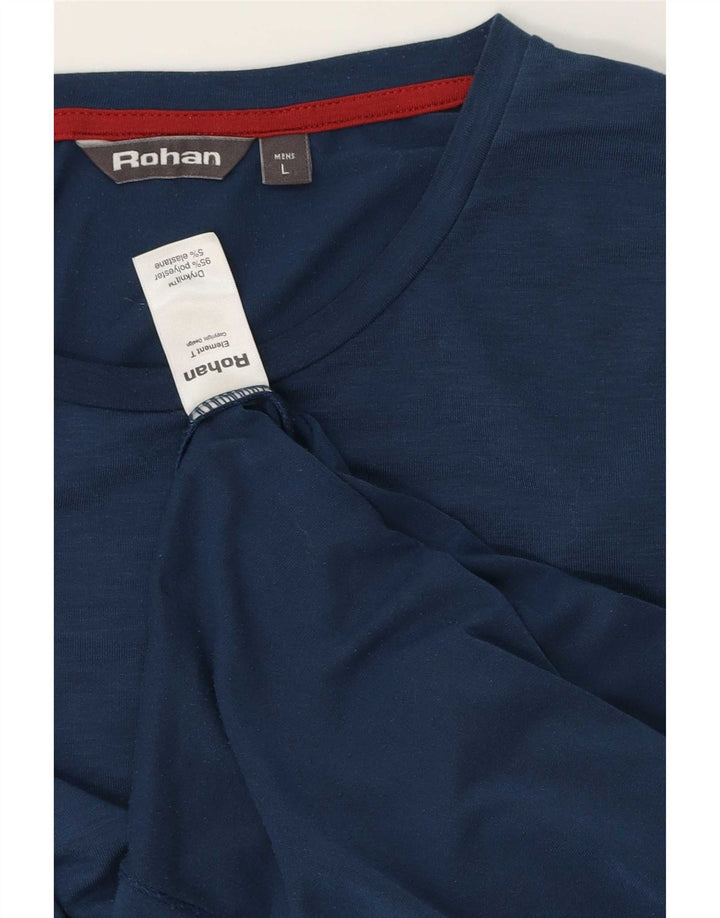 Tricou pentru bărbați Rohan Top mare poliester bleumarin