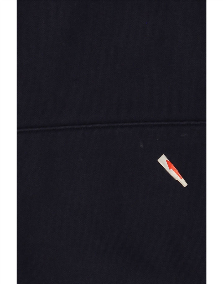 Pulover pentru bărbați Puma Graphic Hoodie Jumper mediu din bumbac bleumarin