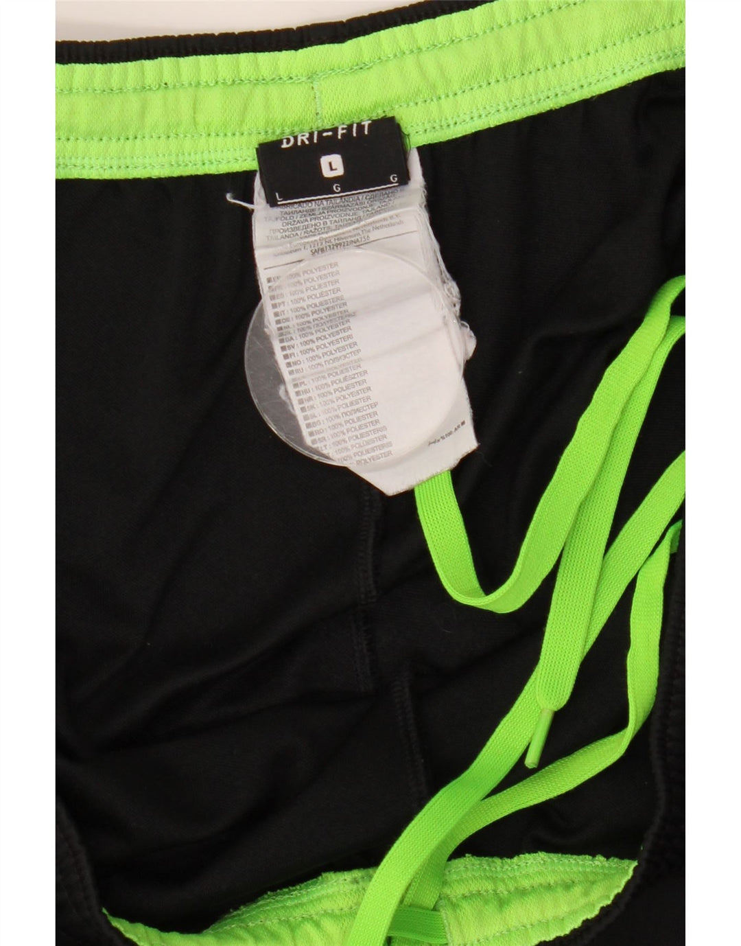 Pantaloni de trening NIKE Dri Fit pentru bărbați, mari, negru, poliester color bloc