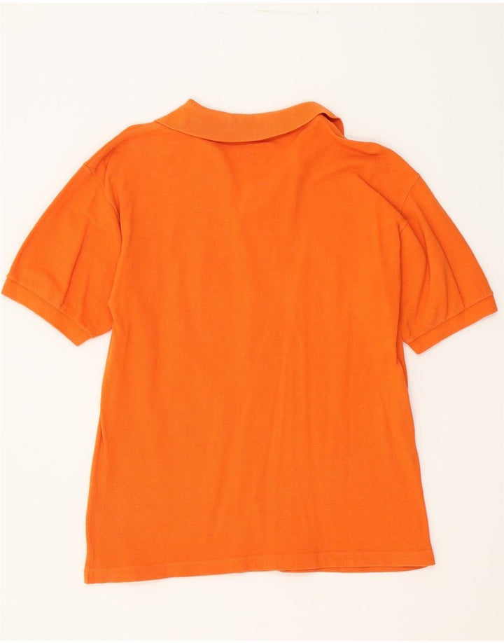 LEVI'S Mens Polo Shirt Medium Orange Cotton Vintage Levi's and Second-Hand Levi's from Messina Hembry 