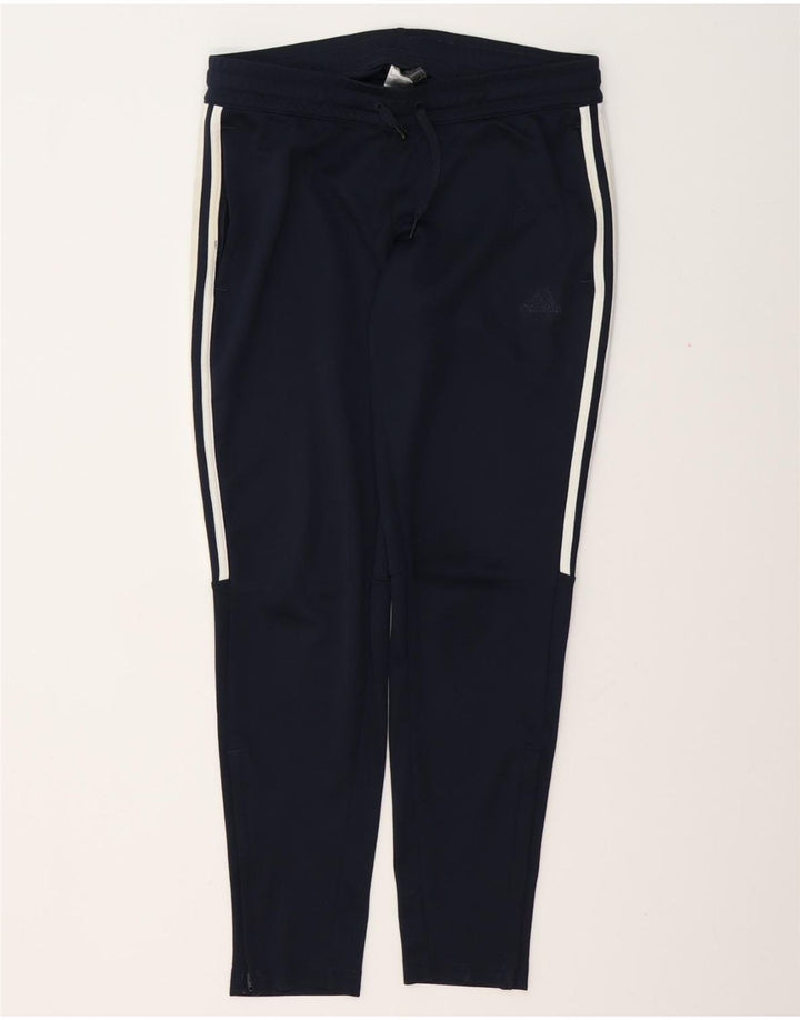 Pantaloni de trening ADIDAS Aeroready pentru femei UK 12/14 Medium Bleumarin
