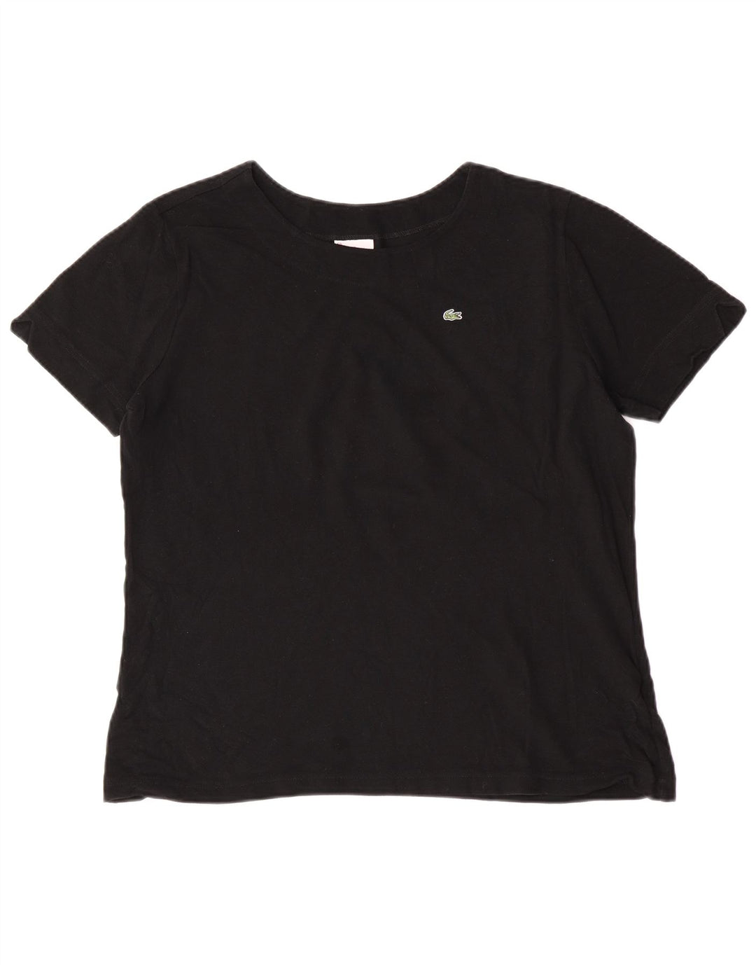 Tricou pentru femei Lacoste Top Mărimea 50 2XL Bumbac negru