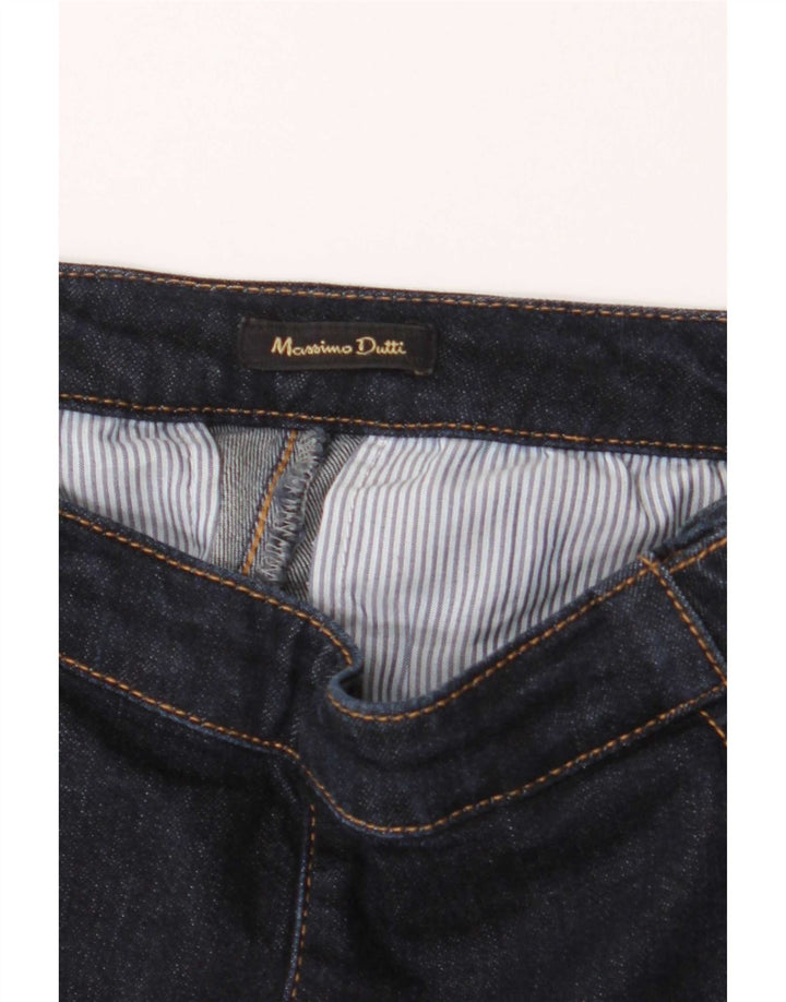 Blugi evazați pentru femei Massimo Dutti W26 L30 bleumarin