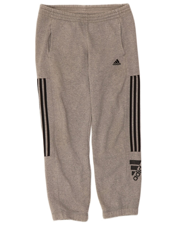 Pantaloni de trening cu grafic pentru bărbați Adidas Pantaloni de jogging, bumbac cu pete gri mici