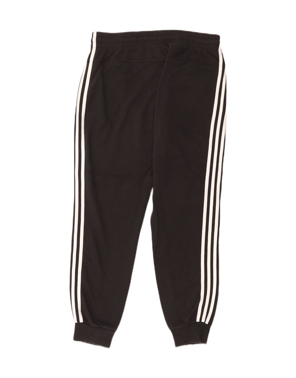 Pantaloni de trening Adidas pentru femei Joggeri UK 14, bumbac negru mare