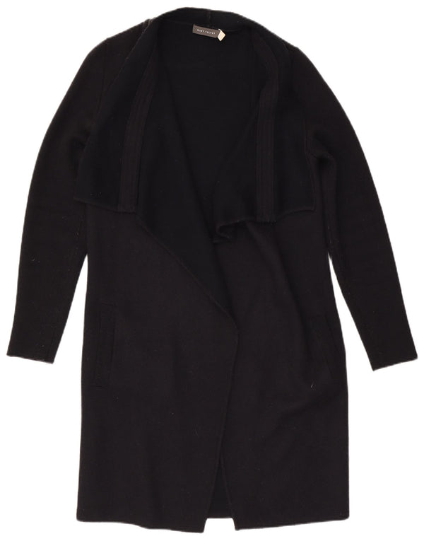 MINT VELVET Pulover cardigan deschis pentru femei UK 12 Medium Negru