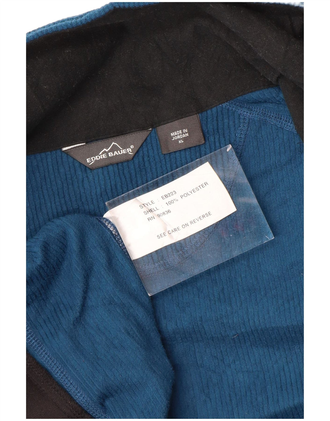 Jachetă fleece pentru femei EDDIE BAUER UK 18 XL poliester albastru