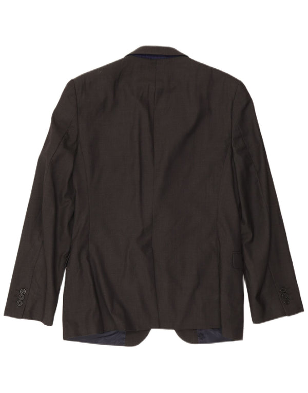 Sacou Ted Baker pentru bărbați, cu 2 nasturi, UK 38, lână, gri mediu