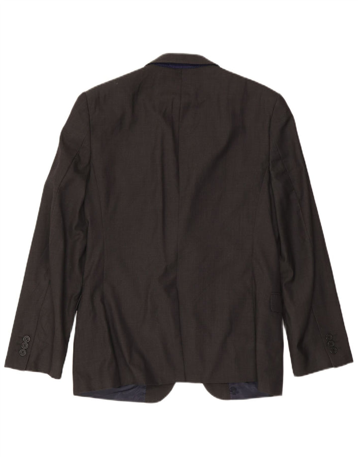 Sacou Ted Baker pentru bărbați, cu 2 nasturi, UK 38, lână, gri mediu