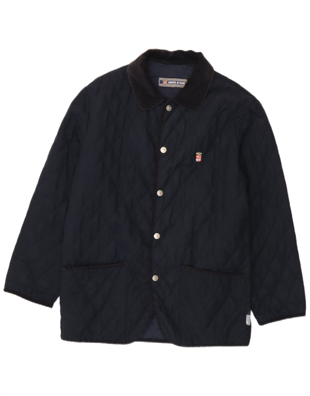 Jachetă matlasată pentru bărbați Armata Di Mare UK 40 Poliester mare bleumarin