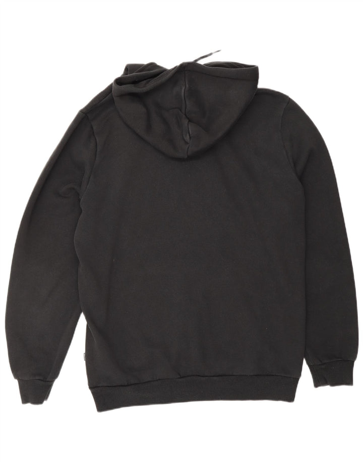 PUMA Mens Hoodie Jumper Medium Black Cotton