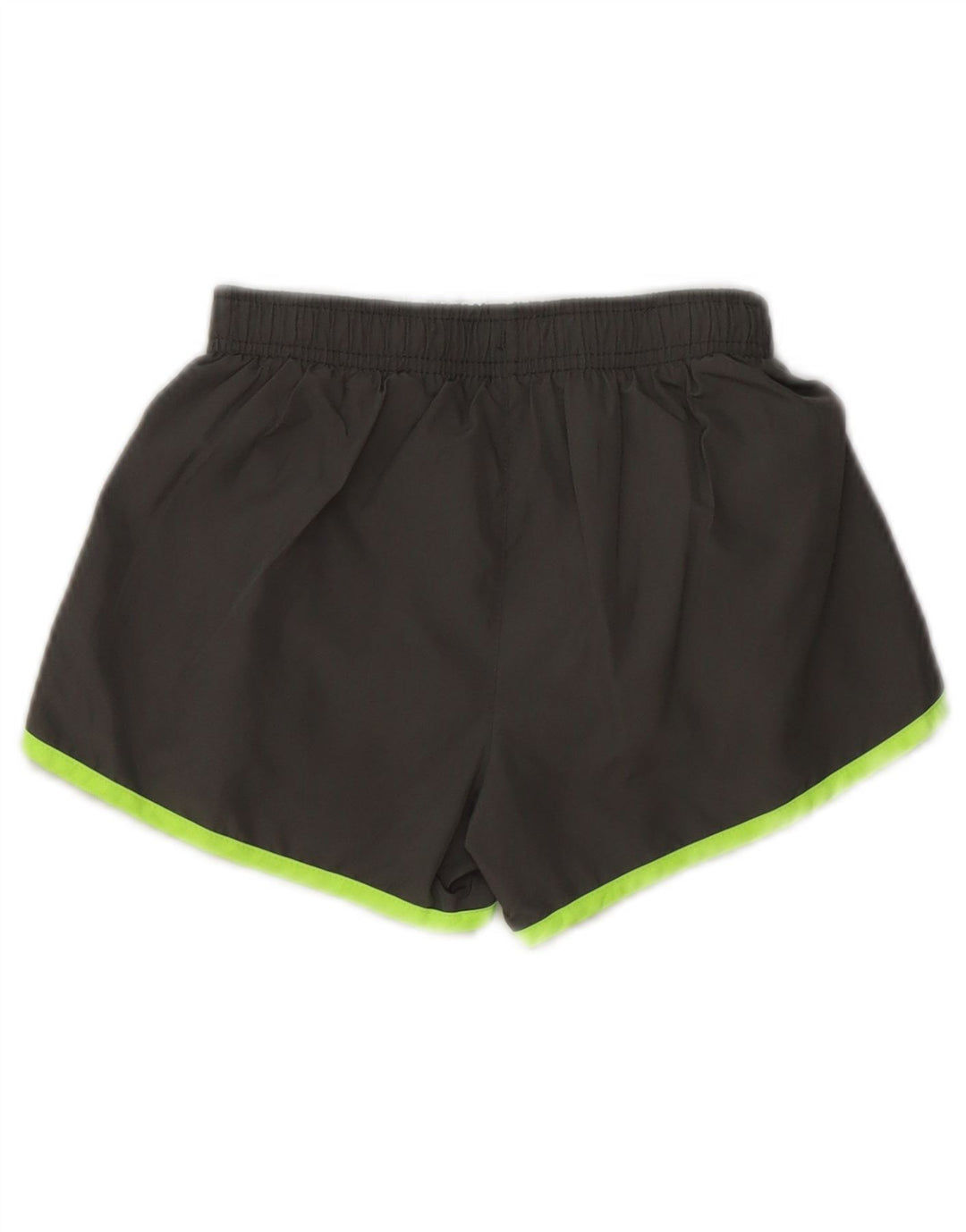 Pantaloni scurti sport Puma pentru fete 6-7 ani mici, gri, poliester color bloc
