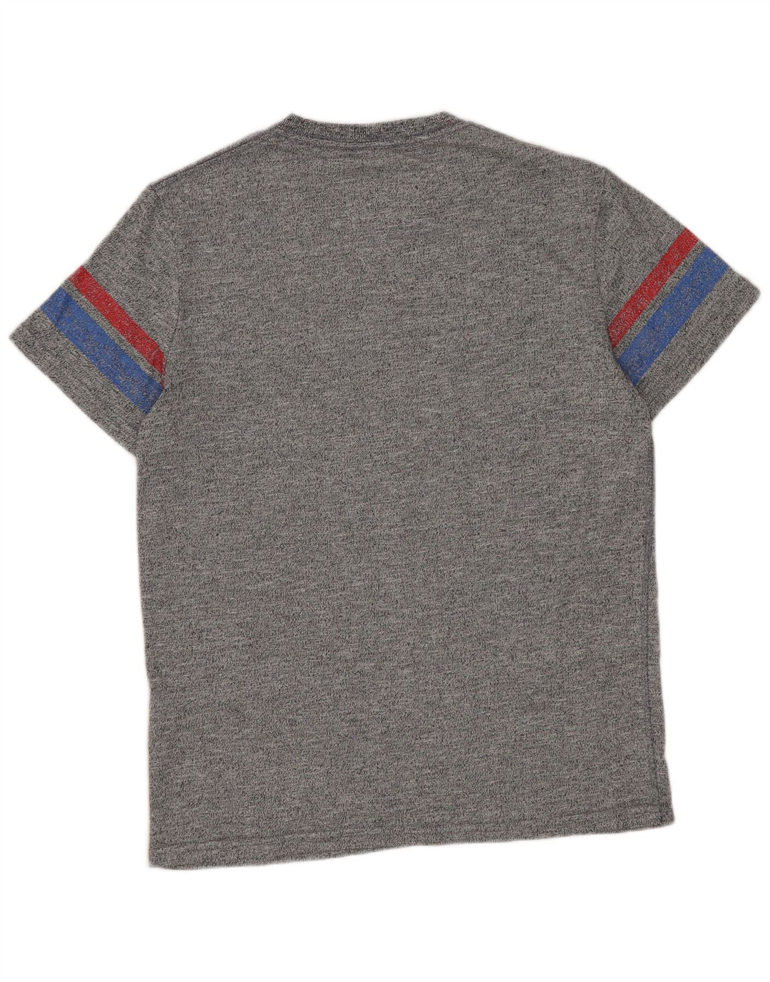 Tricou grafic pentru bărbați Superdry Top mic, gri, bumbac cu pete