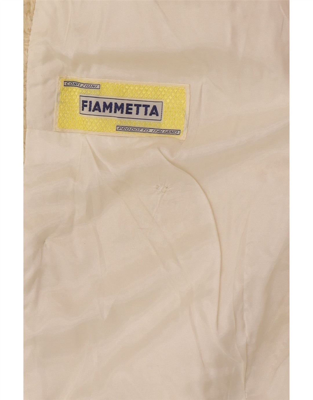 Palton vintage pentru femei la dublu piept UK 14 Bej mediu