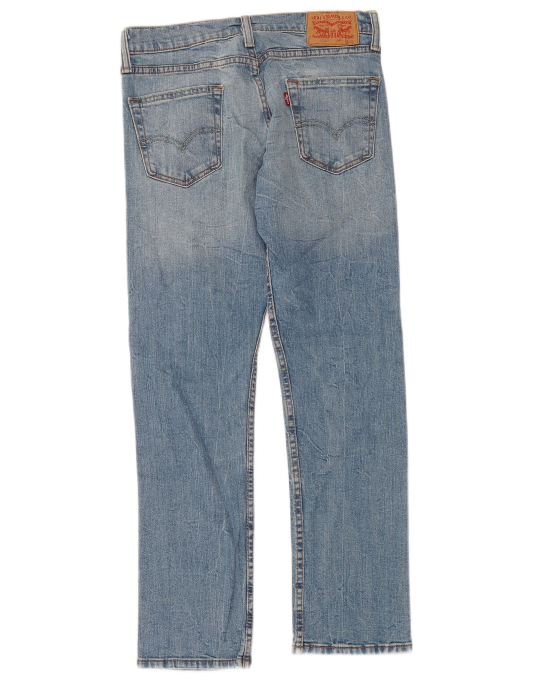 Blugi drepti pentru bărbați Levi's 504 W30 L30 Bumbac albastru