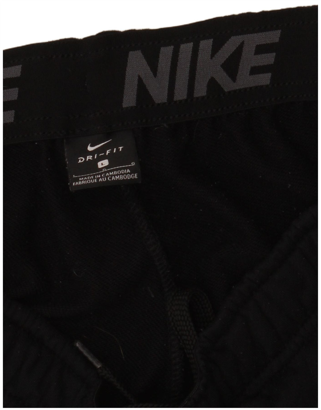 Pantaloni de trening Nike Dri Fit pentru bărbați Pantaloni de jogging, mari, negru, poliester