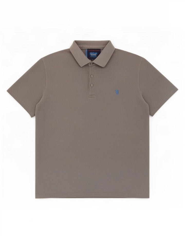 Tricou polo pentru bărbați Trussardi Jeans, mare, gri