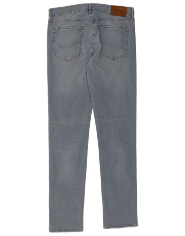 Blugi skinny pentru bărbați Jack & Jones W34 L32 Bumbac albastru