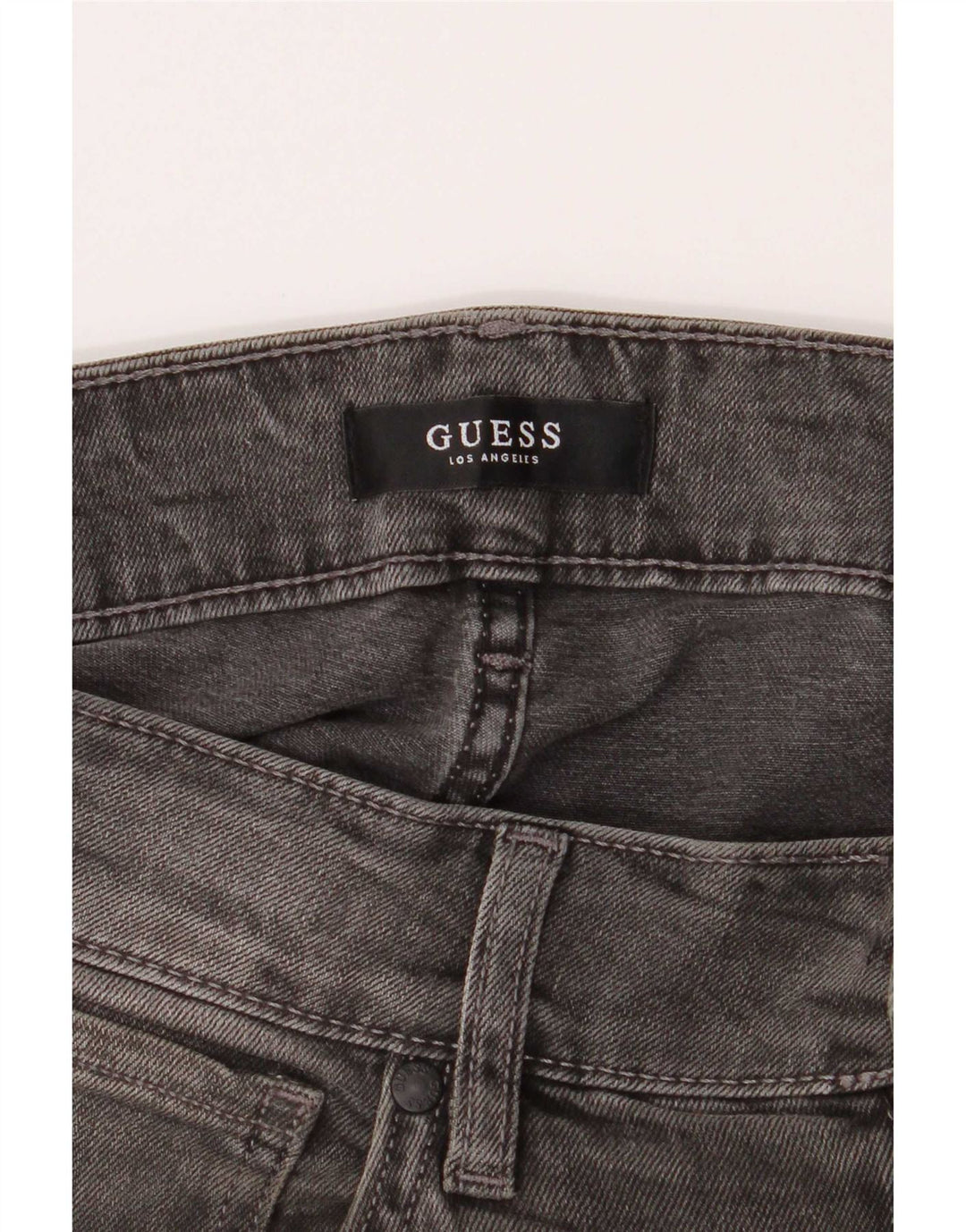 Blugi slim Guess Angels pentru bărbați W30 L32 bumbac gri