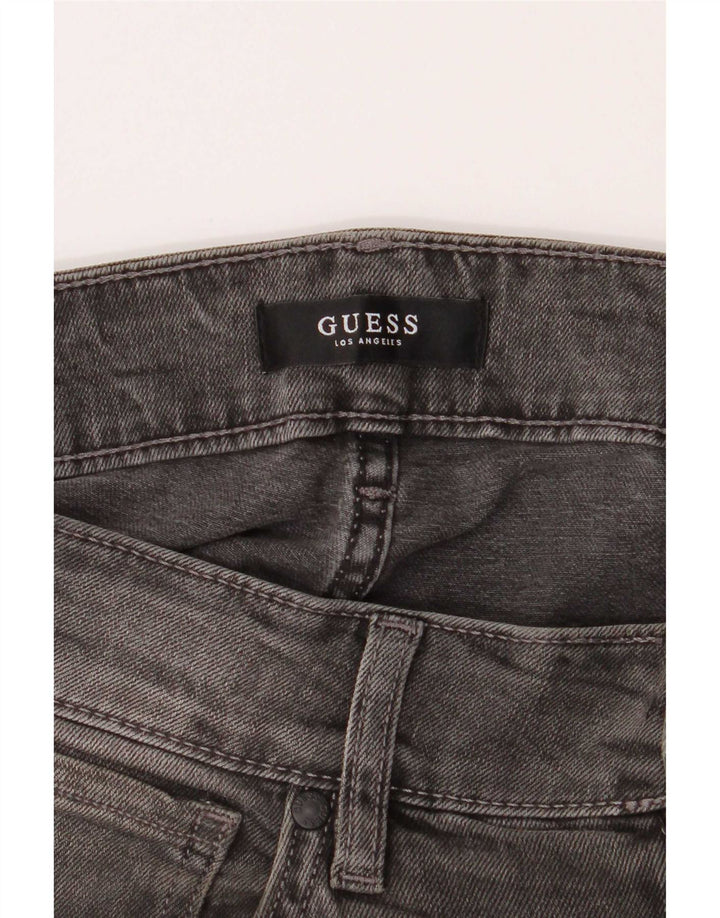 Blugi slim Guess Angels pentru bărbați W30 L32 bumbac gri