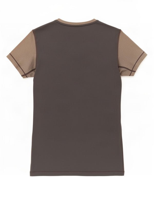 Tricou Nike Dri Fit pentru femei Top UK 8 Small Gri, Poliester Colorblock