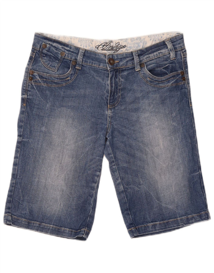 Pantaloni scurți din denim pentru bărbați Marks & Spencer UK 12 Medium W32 Bumbac albastru